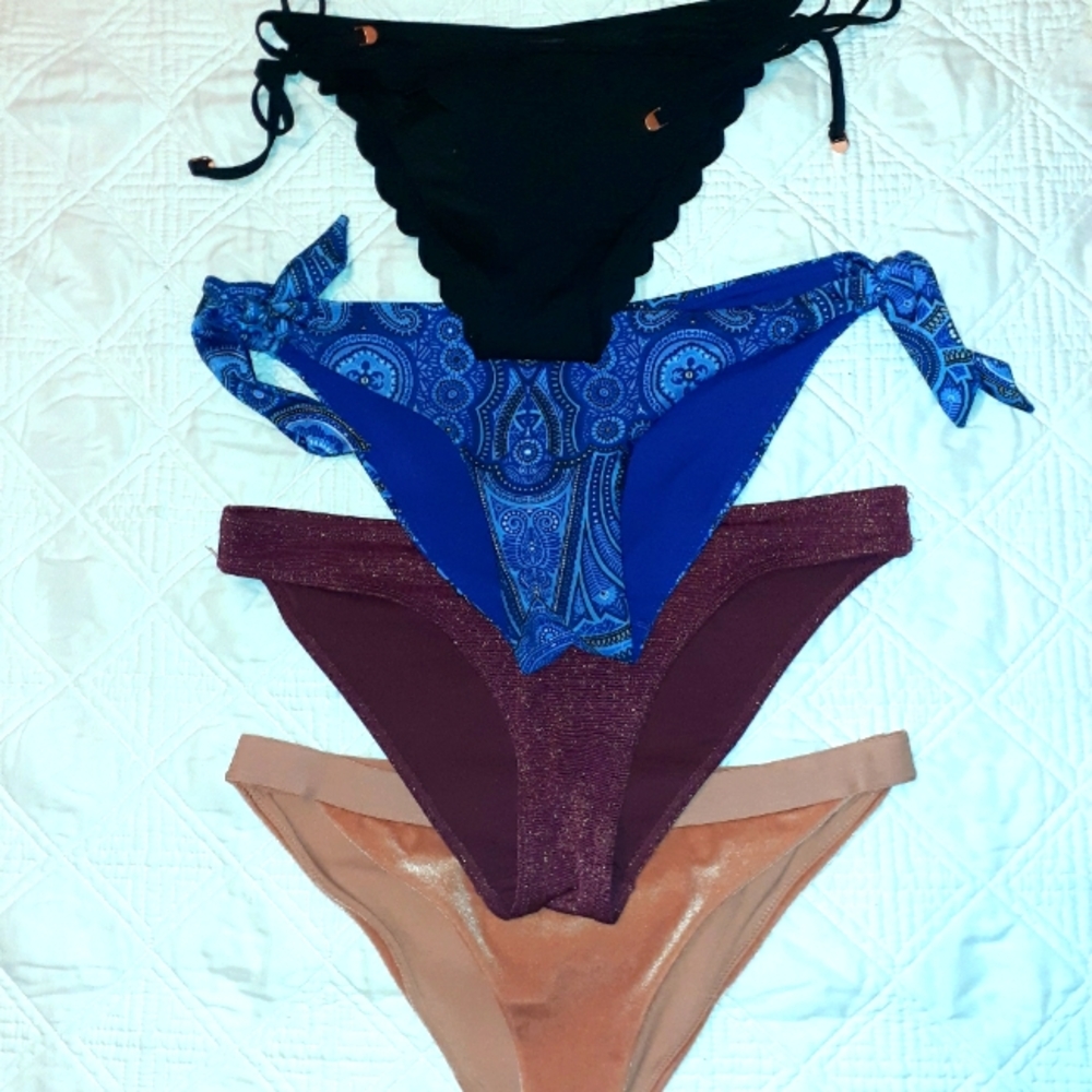 4 H&M bikini bottoms
